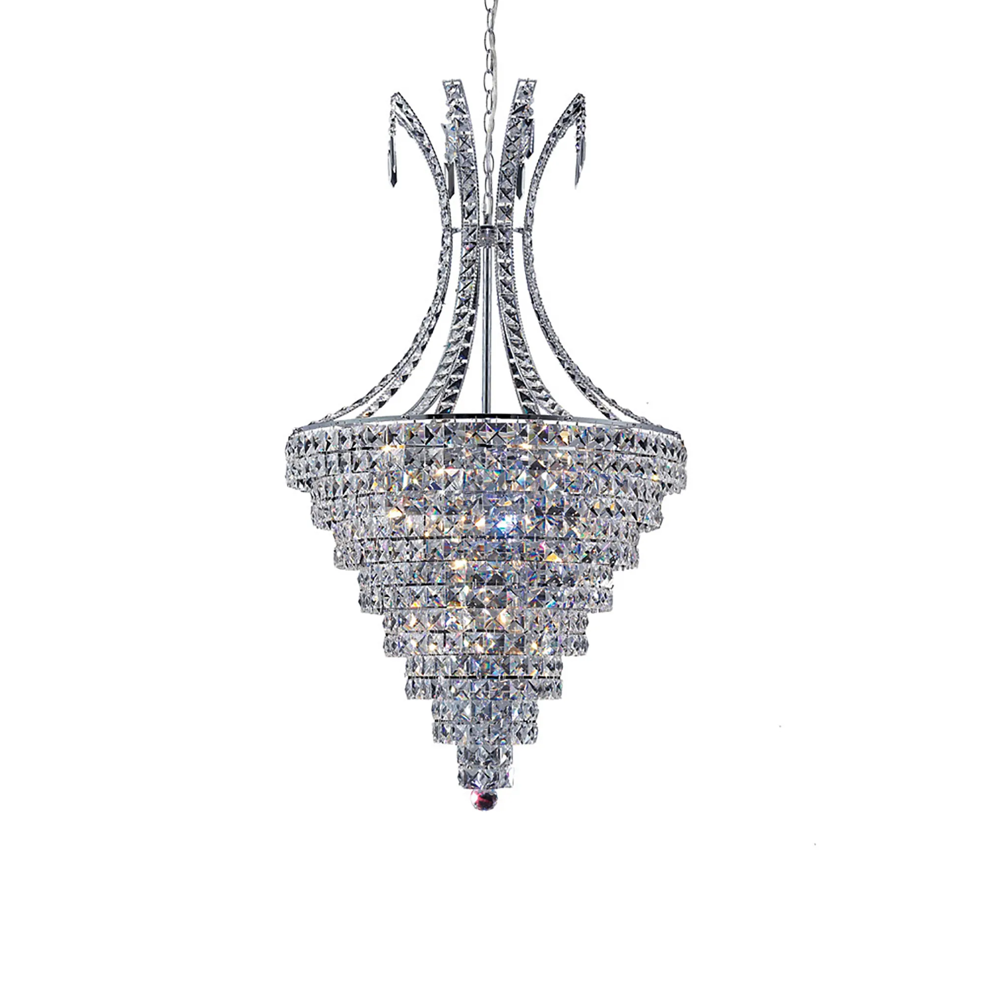 Kanya Crystal Ceiling Lights Diyas Statement Crystal Fittings